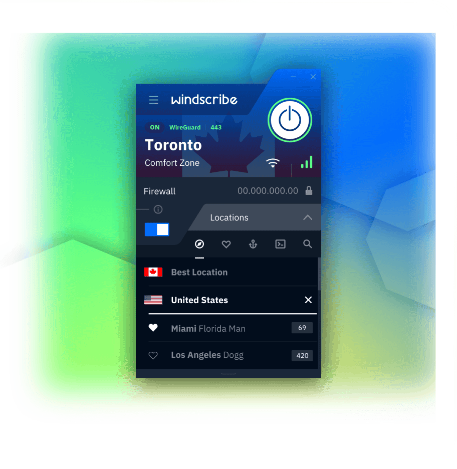 Windscribe app