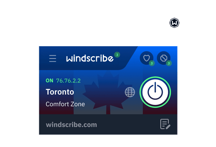 Windscribe app