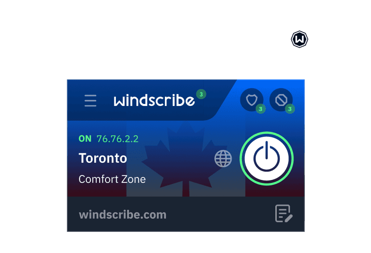 Windscribe app